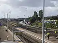 The station with Kirkdale TMD in the distance