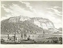 "Kistnagherry" fort painting by Sir Alexander allan