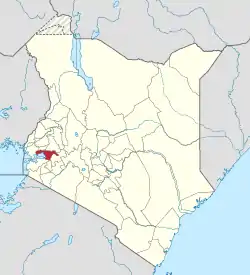 Location in Kenya