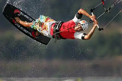 Kitesurfing on the Columbia River