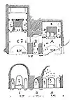 Kizil, Cave of the Devil (plan)