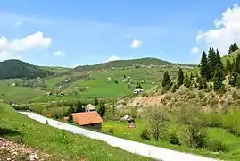 Kladnica village panorama