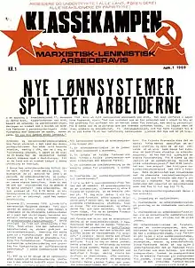 Klassekampen no 1, 1969