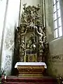 Altar with the Three Magi, sculpted by Johannes Nachtigall (1717–1761), painted by  Franz Anton Maulbertsch (1724–1796).