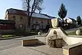 Fountain in the centre of Klobuky