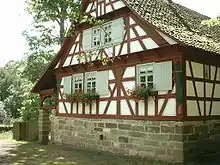 Farmer's house from 1716 in the Henneberg Museum