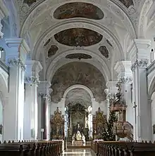 Weissenau Abbey church interior