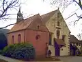 Abbey church and Loretto Chapel of the Capuchin abbey in Haslach, Feb 2006