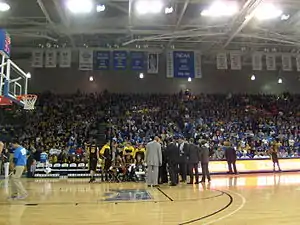 Inside the Knapp Center during the Iowa vs Drake game on December 18, 2010