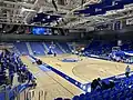 The Knapp Center during a scrimmage following 2022 renovations