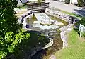 Water treading facility with natural flowing water.