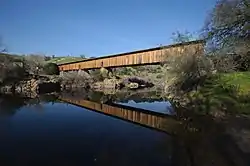 Knight's Ferry covered bridge