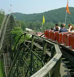 The Phoenix in Knoebels Amusement Resort is in Ralpho Township