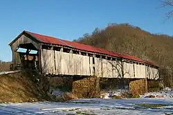 The Knowlton Covered Bridge on the Little Muskingum River