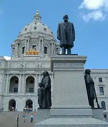 Knute Nelson Monument (1928), Minnesota State Capitol, St. Paul, Minnesota.