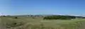 The panorama of the borough from the surrounding countryside (August 2015)