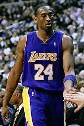 Kobe Bryant at a game