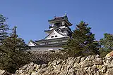 Tenshu of Kōchi Castle in Kōchi, Kōchi PrefectureBuilt in 1748