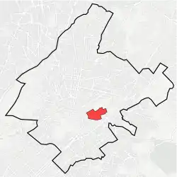 Location in Athens