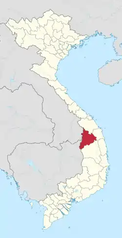 Location of Kon Tum within Vietnam