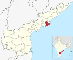 Location of Konaseema district