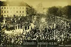 Proclamation of the State of Slovenes, Croats and Serbs on October 29, 1918