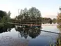 Suspension bridge over Lake Kõpu