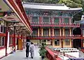 Guinsa Tohang Hall is a cafeteria and dormitory for the monks.