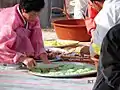 Tteok making contest