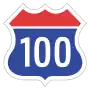 Korea Expressway No.100.svg