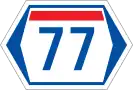 Gwangju Metropolitan City Route 77 shield}}