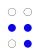 ⠲ (braille pattern dots-256) 