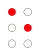 ⠑ (braille pattern dots-15) 