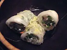 Baechu-seon (stuffed napa cabbage rolls)