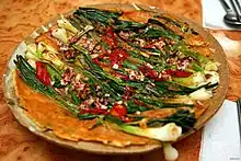 Dongnae-pajeon (scallion pancakes, of Dongnae District in Busan)