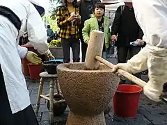 Pounding tteok