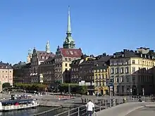 Kornhamnstorg viewed from Slussen, September 2006.