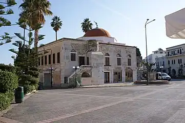 Remains of the minaret.