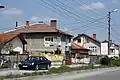 A Kostinbrod street with typical family houses