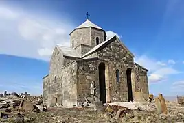 Kotavank (St. Holy Mother Church of Kot) and the adjacent cemetery