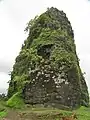 The distinctive chimney-like feature of Kotligad fort