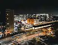 Kottbusser Tor station at night