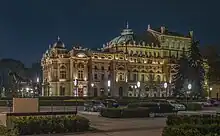 In Kraków Old Town at night