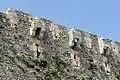 Multiple open bretèches at Krak des Chevaliers