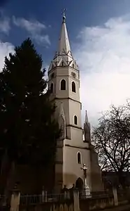 The Roman Catholic Church of Beltiug, built in 1862 from the donation of Alajos Károlyi