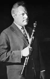 Czech clarinetist and saxophonist Karel Krautgartner