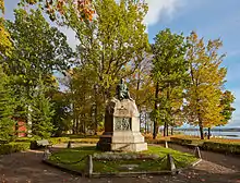 Monument to writer Friedrich Reinhold Kreutzwald in Võru