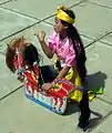 Female Kuda Lumping dancer in Cemoro village, Temanggung (2011)