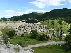 Stone pillars in Kuklica