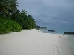 Beach of Kuramathi (Lagoon)